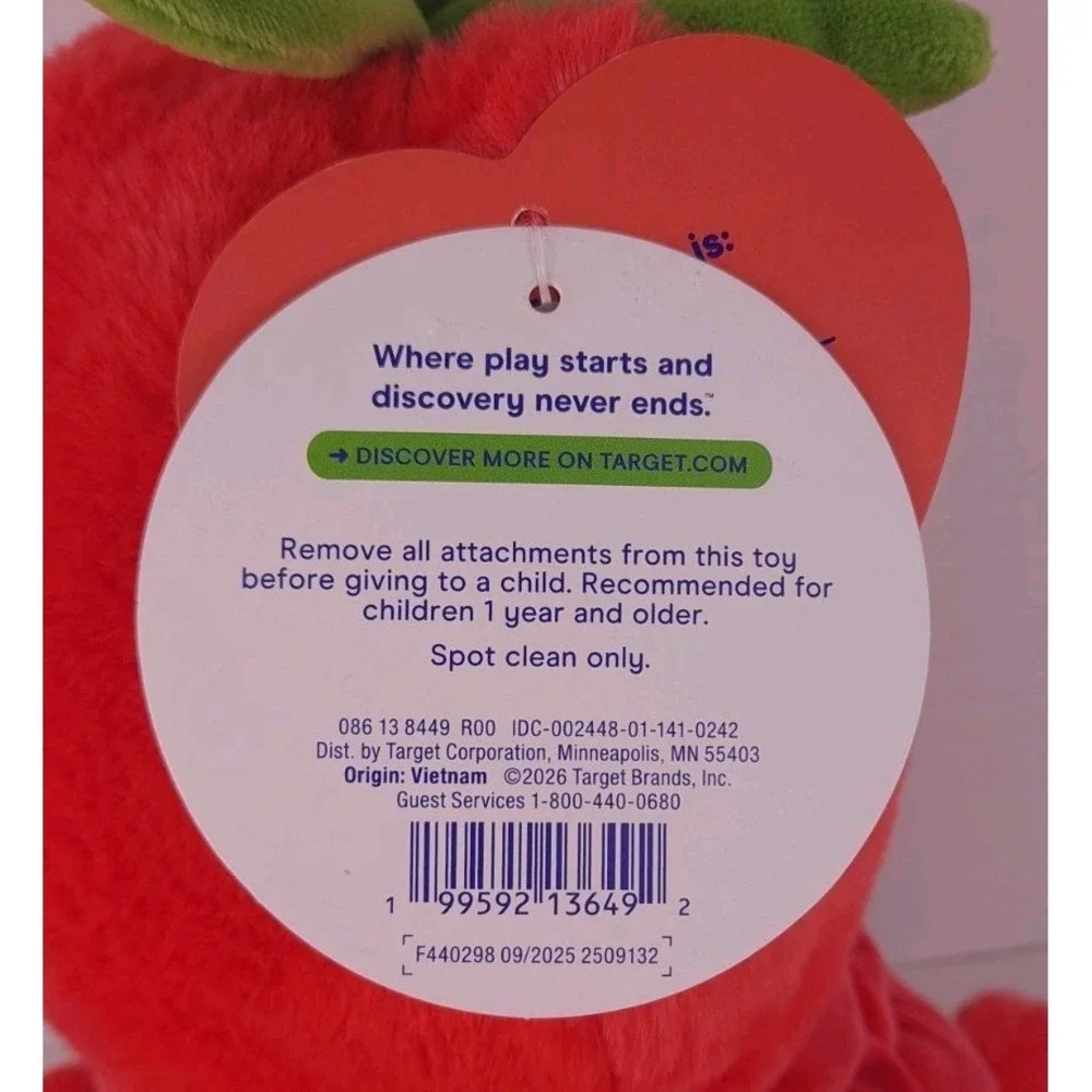 Gigglescape Strawberry Plush 12